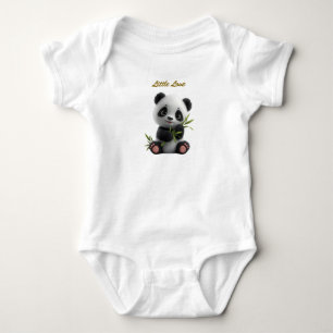 Süßer neutraler Panda-Neugeborenen-Body Baby Strampler