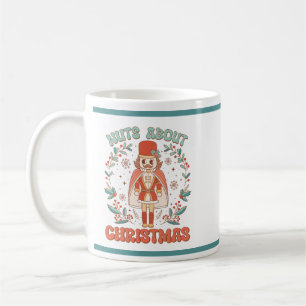 Süßer Nussknacker-Schneeflocken-Blätter-Kranz Weih Kaffeetasse