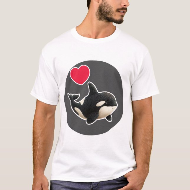 Süßer Orca T-Shirt (Vorderseite)