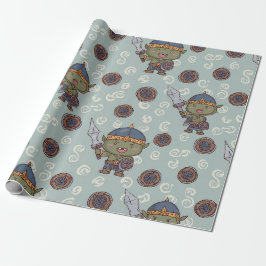 Süßer Ork-Junge-Wrap-Papier Geschenkpapier
