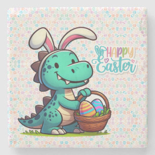 Süßer Osterhase-Dinosaurier Steinuntersetzer