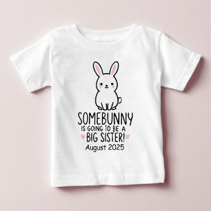 Süßer Osterhase Große Schwester Ankündigung neues Baby T-shirt