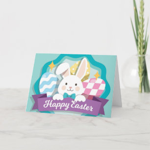Süßer Osterhase Karte