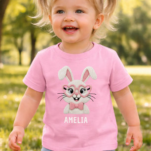 Süßer Osterhase mit Brille Baby T-shirt