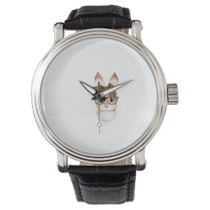 Süßer Osterhase Mom Oster Leopard Jahr des R Armbanduhr