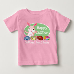 Süßer Osterhase und Ostereier Baby T-shirt