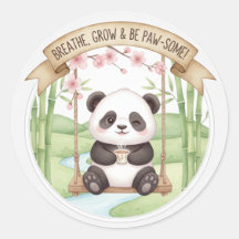 Süßer Panda-Aufkleber