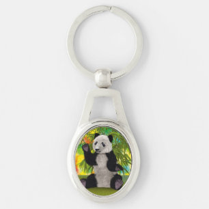Süßer Panda-Bär Kawaii Tierliebhaber Perfektes Ges Schlüsselanhänger