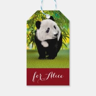 Süßer Panda-Bär-Welpe Kawaii-Tierliebhaber-Geschen Geschenkanhänger