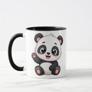 Süßer Panda-Becher – Bezaubernder Cartoon-Panda-Ka Tasse
