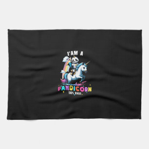 Süßer Panda-Einhorn, ich bin ein Pandicorn-Magic-G Geschirrtuch