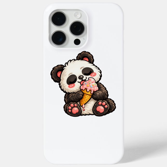 Süßer Panda Eiscreme Case-Mate iPhone Hülle (Rückseite)