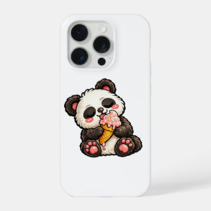 Süßer Panda-Eiscreme iPhone 15 Pro Hülle