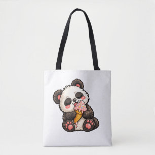 Süßer Panda-Eiscreme Tasche