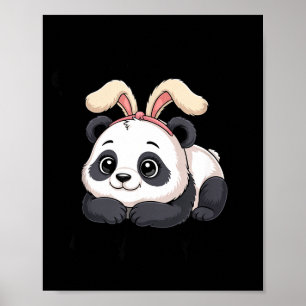 Süßer Panda Hase, irgendein Hase liebt dich  Poster