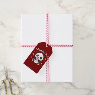 Süßer Panda Nur Für Dich Kawaii Geschenkanhänger