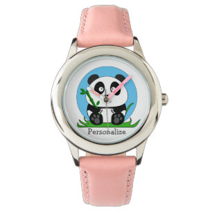 Süßer Panda personalisiert Armbanduhr