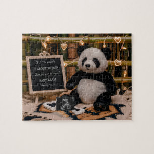 Süßer Panda-Plüsch Schwangerschaftsankündigung