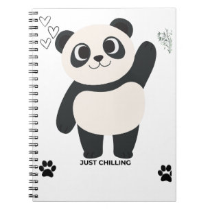 Süßer Panda-Spiralblock — Kawaii Entspannung Notizblock