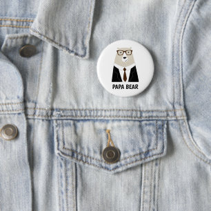 Süßer Papa-Bär Vatertagsgeschenk Spezialtasse Button