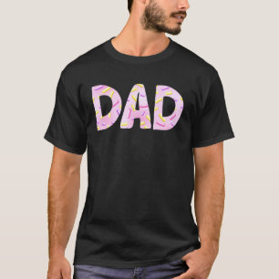 Süßer Papa Donut Streusel Trendy Vater Da T-Shirt
