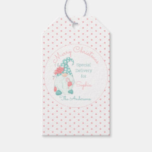 Süßer Pastell Frohe Weihnachten Personalisierter N Geschenkanhänger