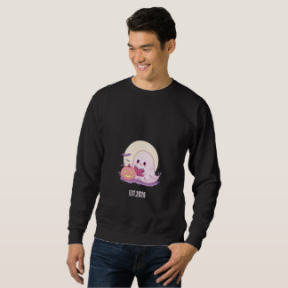 Süßer Pastell-Goth-Ghost-Lese-Buch Gruselig Sweatshirt