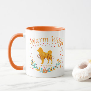 Süßer Pastell-Orange Shiba Inu Maßgeschneidertes Tasse