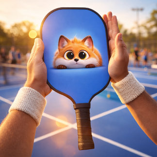 Süßer Peekaboo Fuchs Carbonfaser Pickleball-Schläg Pickleball Schläger