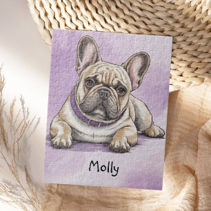Süßer personalisierter Französischer Bulldogge