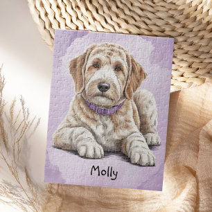 Süßer personalisierter Goldendoodle
