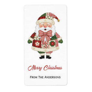 Süßer personalisierter Weihnachtsmann Weihnachtsfe
