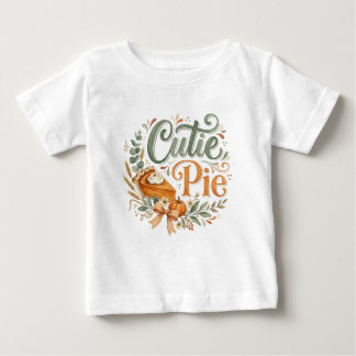 Süßer Pie Kürbis-Pie-Baby Baby T-shirt