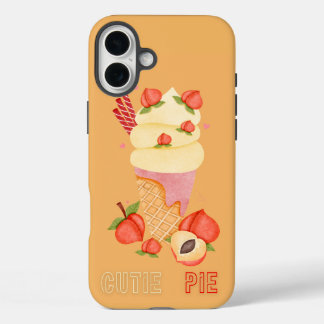 Süßer Piep Handy Schutzhülle Orange iPhone 16 Plus Hülle