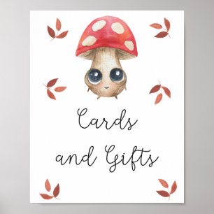 Süßer Pilz - Karten und Geschenke Baby Shower Post Poster