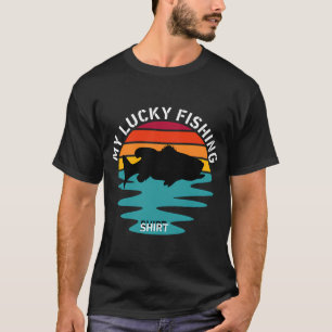 Süßer Pinguin-Angler T-Shirt