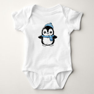 Süßer Pinguin-Baby-Body – Liebenswerter Winter Baby Strampler