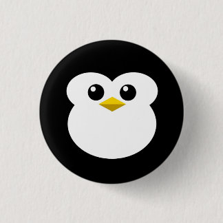 Süßer Pinguin Button