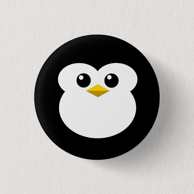 Süßer Pinguin  Button (Vorderseite)
