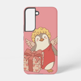 Süßer Pinguin-Cupid-Galentine-Handyhülle - Samsung Galaxy Hülle
