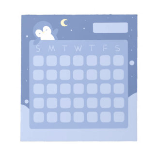 Süßer Pinguin-Kalender-Notizblock Notizbuch Notizblock