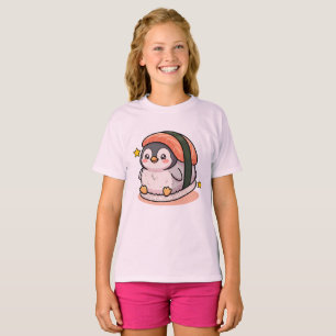 Süßer Pinguin Sushi Kawaii Japanisches Essen  T-Shirt