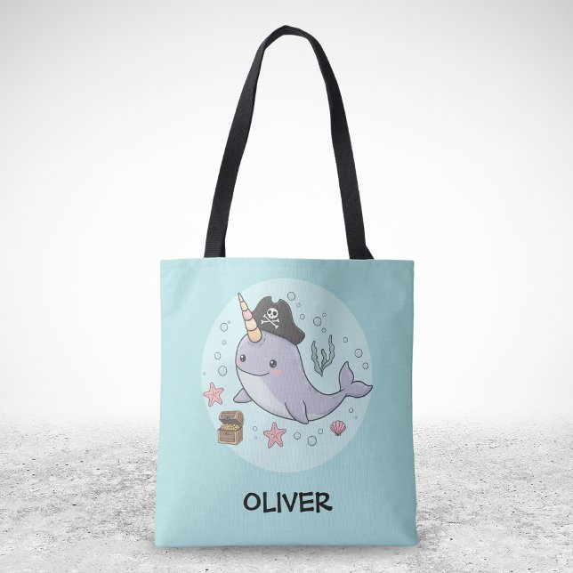 Süßer Pirat-Narwal Tasche (Von Creator hochgeladen)