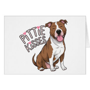 Süßer Pitbull denkt an dich Liebe Pittie Pit Bull