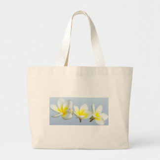 Süßer Plumeria Jumbo Stoffbeutel