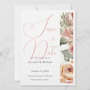 Süßer professioneller minimalistischer einfacher m save the date
