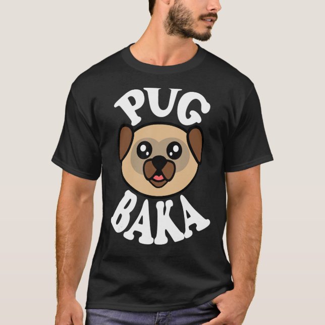 Süßer Pug Baka T-Shirt (Vorderseite)