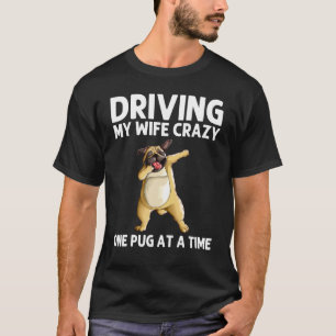 Süßer Pug für Männer Papa Pug Hund Dabbing Haustie T-Shirt