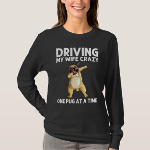 Süßer Pug für Männer Papa Pug Hund Dabbing Haustie T-Shirt
