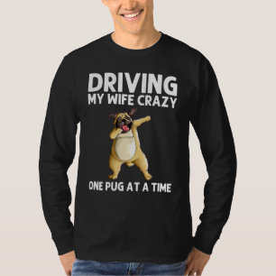 Süßer Pug für Männer Vater Pug Hund Dabbing Hausti T-Shirt